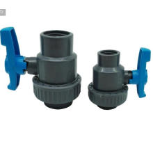 PVC compact water ball valve various kinds of plastic ball valve for water supply